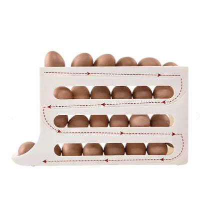 🥚 DISPENSADOR ORGANIZADOR DE HUEVOS 4 NIVELES 🥚 📦 AHORRA ESPACIO Y MANTIENE TODO EN ORDEN ✈ ENVÍO GRATIS | 🚚 PAGO CONTRAENTREGA